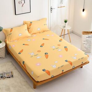 বিছানার চাদর সাথে থাকছে ২ টি বালিশের কভার